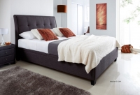 Kaydian Accent Ottoman Bed in Slate Fabric