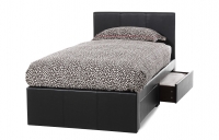 Latino Faux Leather Bed