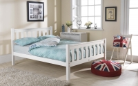 Friendship Mill Shaker Bed in White HFE