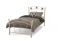 Serene 2ft 6in White Soccer bed 