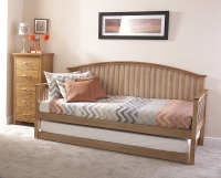 GFW Madrid Wooden Day Bed in Natural Oak