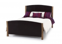 Serene Milano faux leather bedstead