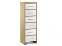 Stockholm 6 Drawer Narrow Chest