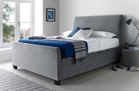 Kaydian Allendale Ottoman Bed in Velvet Plume Fabric