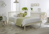 Limelight Ananke Wooden Bed in Butter Milk