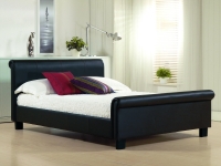 Aurora Faux Leather bedstead