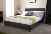 GFW Faux Leather Bed in a Box