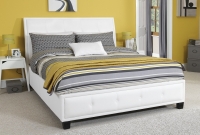 Catania Faux Leather Bed