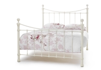 Serene Ethan Bed in Ivory Gloss