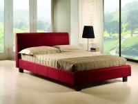 Time Living Hamburg Fabric Bed in Red