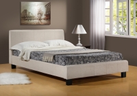 Time Living Hamburg Bed in Oatmeal Fabric