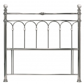 Bentley Krystal Headboard in Antique Nickel