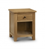 Julian Bowen Marlborough 1 Drawer Bedside Table