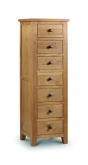 Julian Bowen Marlborough 7 Drawer Narrow Chest