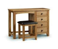 Julian Bowen Marlborough Single Pedestal Dressing Table