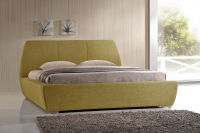 Time Living Naxos Bed in Green Fabric