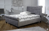 Limelight Orbit Bed in Silver