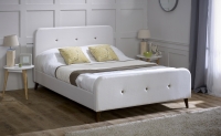 Limelight Tucana Bed in Ecru fabric