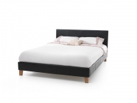 Serene Tivoli faux leather bedstead