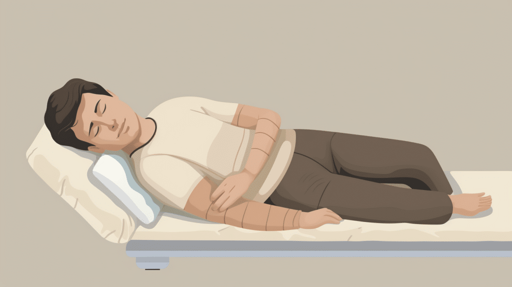 best way to sleep with compression fracture