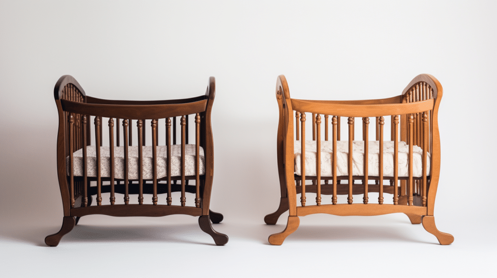 difference between cot and crib