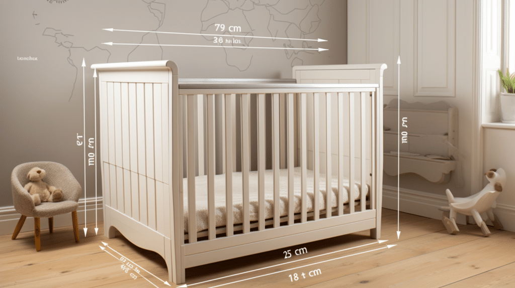 standard cot size uk