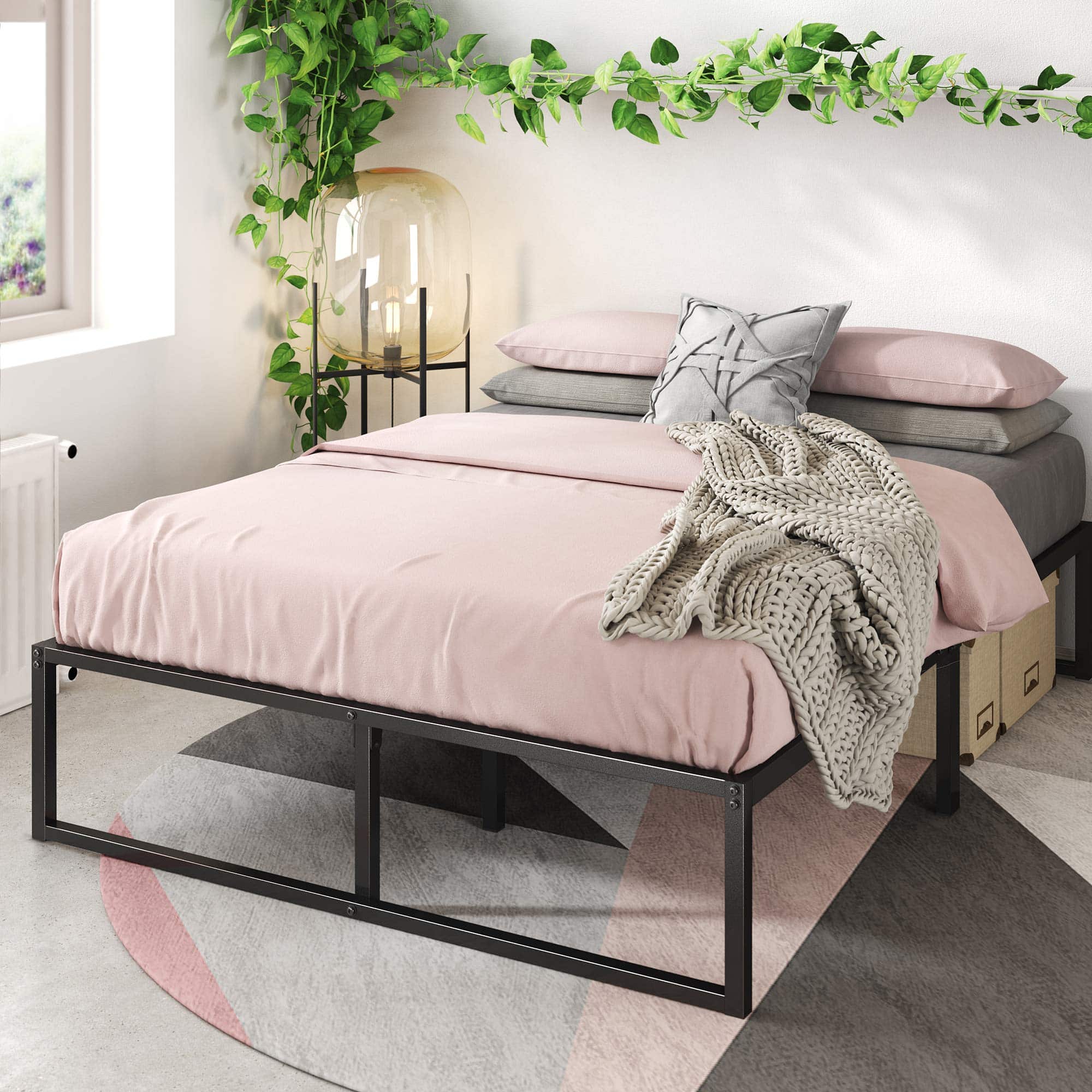 ZINUS Lorelai 36 cm Metal Platform Bed Frame