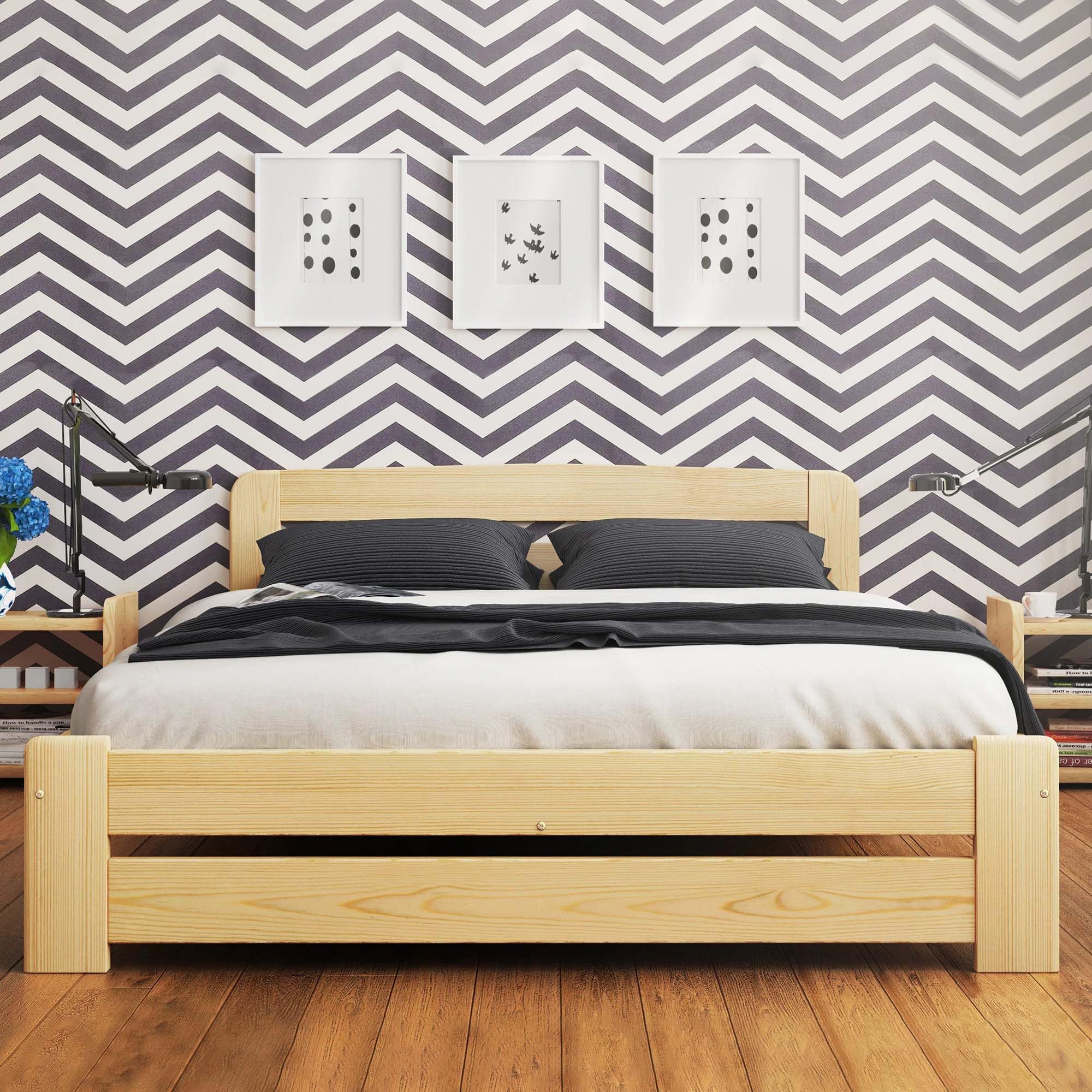 Nodax Wooden Single bed frame F1