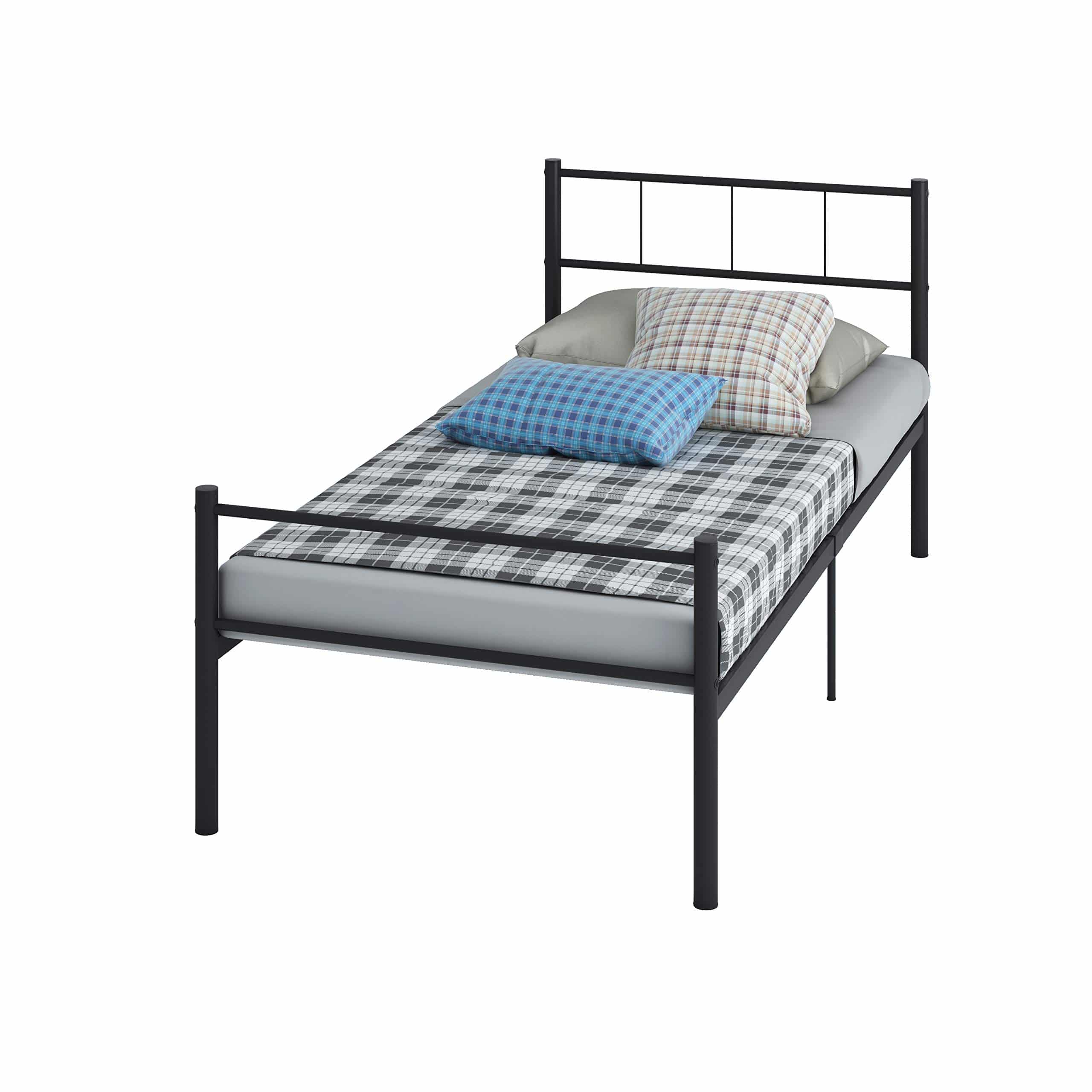 Panana Small Bedroom Single Bed Metal Frame