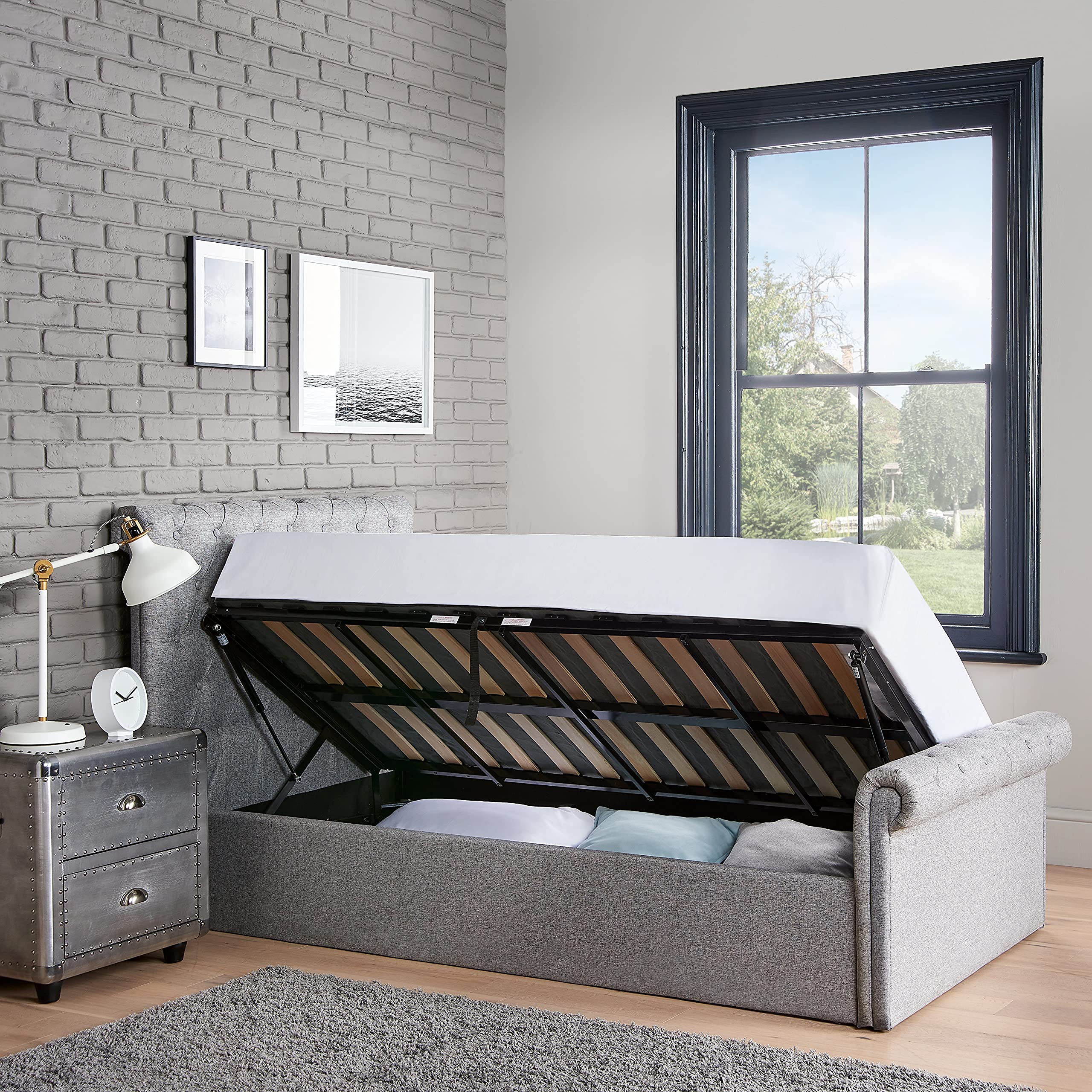 Home Treats Side Lift Ottoman Bed